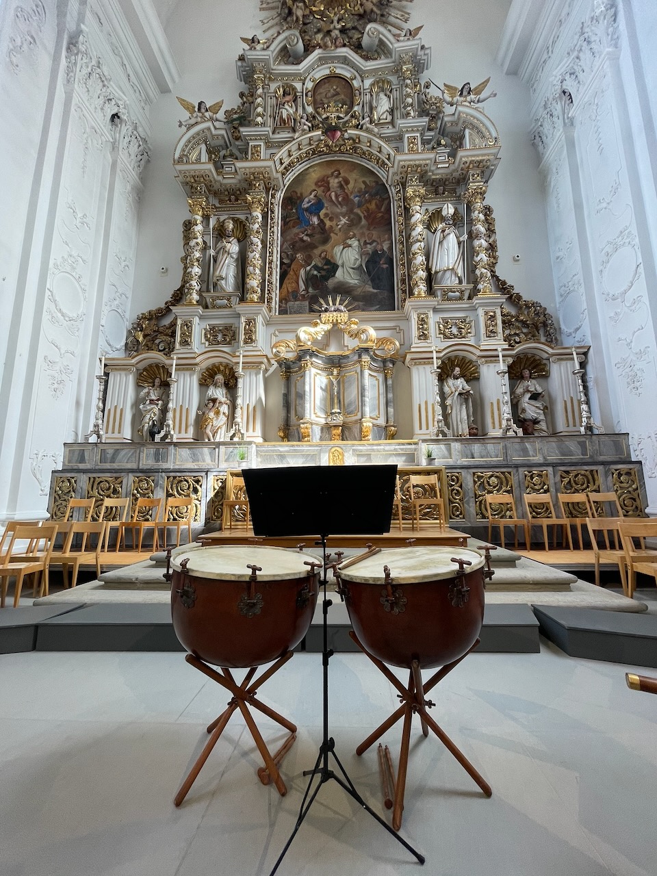 photo of baroque timpani